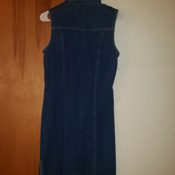 Dark Blue Old Navy Denim Dress, Women's Size 8 - Picture 2 of 11